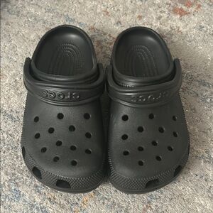 CROCS Black Sandals/ Worn once
